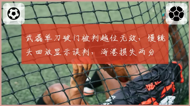 武磊单刀破门被判越位无效，慢镜头回放显示误判，海港损失两分